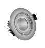 Noxion LED-Spot Droplet schwenkbar Aluminium 6W 400lm 36D - 927 Extra Warmweiß | Ausschnitt 85mm - IP44 - Höchste Farbwiedergabe - Dimmbar