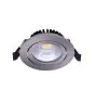 Noxion LED schwenkbar Slim Spot Silber Rund 5W 550lm 60D - 940 Kaltweiß | 85mm - IP54 - Dimmbar - Höchste Farbwiedergabe