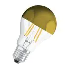 Osram Classic LED E27 Birne Fadenlampe Spiegel Gold 4W 400lm - 827 Extra Warmweiß | Ersatz Für 35W