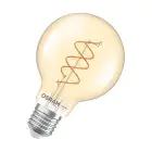 Osram Vintage 1906 LED E27 Globe Fadenlampe Twist Gold 8W 806lm - 922 Extra Warmweiß | Höchste Farbwiedergabe - Dimmbar - Ersatz Für 60W