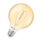 Osram Vintage 1906 LED E27 Globe Fadenlampe Gold 4.9W 470lm - 922 Extra Warmweiß | Höchste Farbwiedergabe - Dimmbar - Ersatz Für 40W