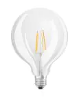 Ledvance Classic LED E27 Globe Fadenlampe Klar 4W 470lm - 827 Extra Warmweiß | Ersatz für 40W