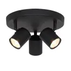 D'Lite Spot Trop Metall Sandig Schwarz | Geeignet Für 3x GU10