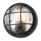 D'Lite Wandleuchte Ecco Schwarz Rund | IP54 - Geeignet für 1x E27