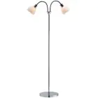 Nordlux Ray Stehlampe Metall und Glas Chrom | Geeignet für 2x E14