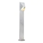 Nordlux Pontio LED Sockellampe Metall Brushed Aluminium | Geeignet für 1x GU10 
