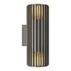 Nordlux Aludra Wandleuchte Aluminium Anthrazit Up & Down | Geeignet für 2x E27