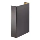 Nordlux Fold Wandleuchte Aluminium Schwarz 10W 400lm - 830 Warmweiß
