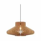 Nordlux Manago Pendelleuchte Holz Braun | Geeignet für 1x E27