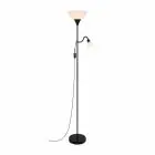 Nordlux Lauria Stehlampe Glas Schwarz | Geeignet für 2x E27