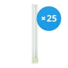 Mehrfachpackung 25x Philips MASTER PL-L 24W - 840 Kaltweiß | 4 Pin