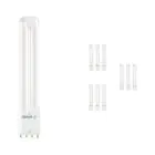Mehrfachpackung 10x Ledvance Dulux-L LED 8W - 830 Warmweiß | Ersatz Für 18W