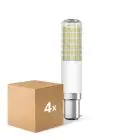 Mehrfachpackung 4x Ledvance Special T Slim LED B15d Röhre one-handed Klar 8W 1055lm - 827 Extra Warmweiß | Dimmbar - Ersatz Für 75W