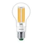 Philips MASTER LED Glühbirne Ultra Efficient E27 Birne Klar 4W 840lm - 830 Warmweiß | Dimmbar - Ersatz für 60W