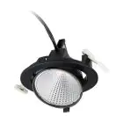 Philips Led-Spot Greenspace Accent Elbow Aluminium Schwarz 31W 4000lm 36D - 830 Warmweiß | 163mm - IP20 - Interact Dimmbar