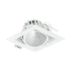 Philips Led-Spot Greenspace Accent Gridlight Aluminium Weiß 30W 3800lm 24D - 827 Extra Warmweiß | 154mm - IP20