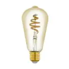 Eglo Connect.Z Smart LED Edison E27 Fadenlampe Messing 4.9W 360lm - 827-865 Abstimmbares Weiß | Dimmbar - Ersatz Für 25W