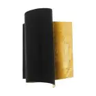 Eglo Wandleuchte Falicetto Schwarz, Gold | Geeignet für E27