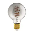 Eglo Connect.Z Smart LED Globe E27 Fadenlampe Smokey 4W 150lm - 820 Extra Warmweiß | Dimmbar - Ersatz Für 15W