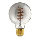 Eglo Connect.Z Smart LED Globe E27 Fadenlampe Smokey 4W 150lm - 820 Extra Warmweiß | Dimmbar - Ersatz Für 15W