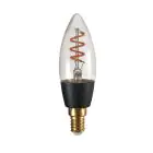 Eglo Connect.Z Smart LED Kerze E14 Fadenlampe Smokey 4W 150lm - 820 Extra Warmweiß | Dimmbar - Ersatz Für 15W