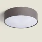 LED-Deckenleuchte Rund  Grau | 500mm - Geeignet für 3x E27 – Max 40W